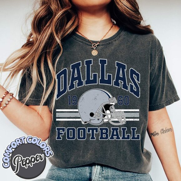 Olin D Tops - Dallas Football Classic-Inspired Comfort Colors Tee 91